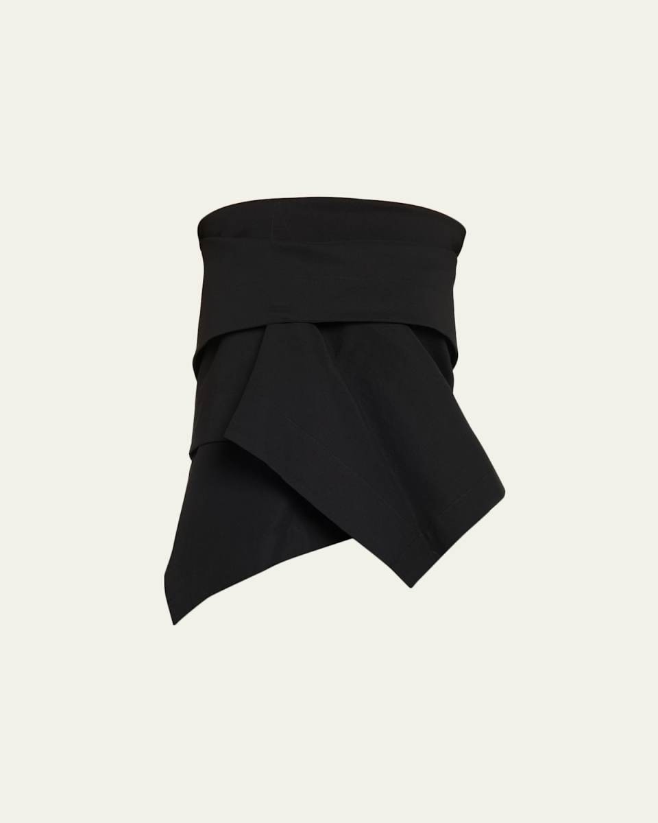 Collapsing Sculpture Strapless Top